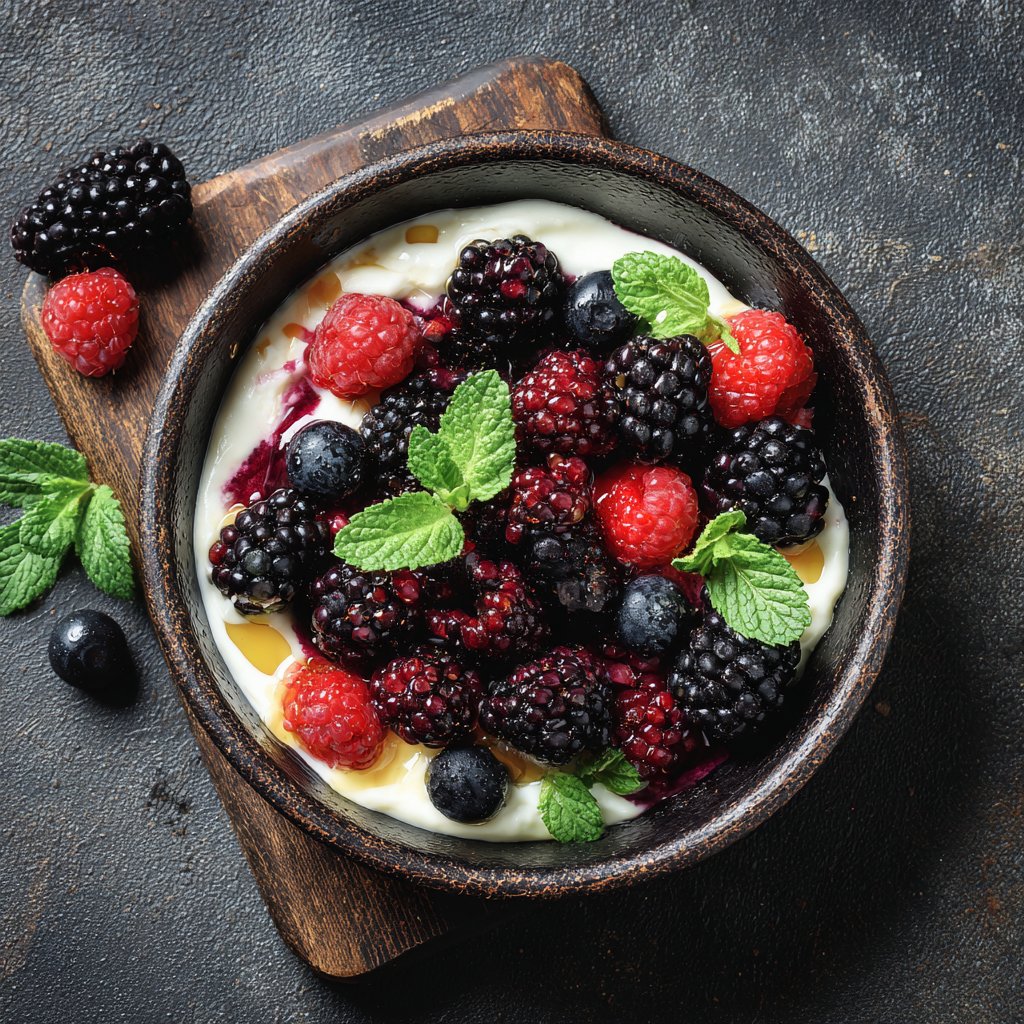 Frühstücksideen mit Beerenquark