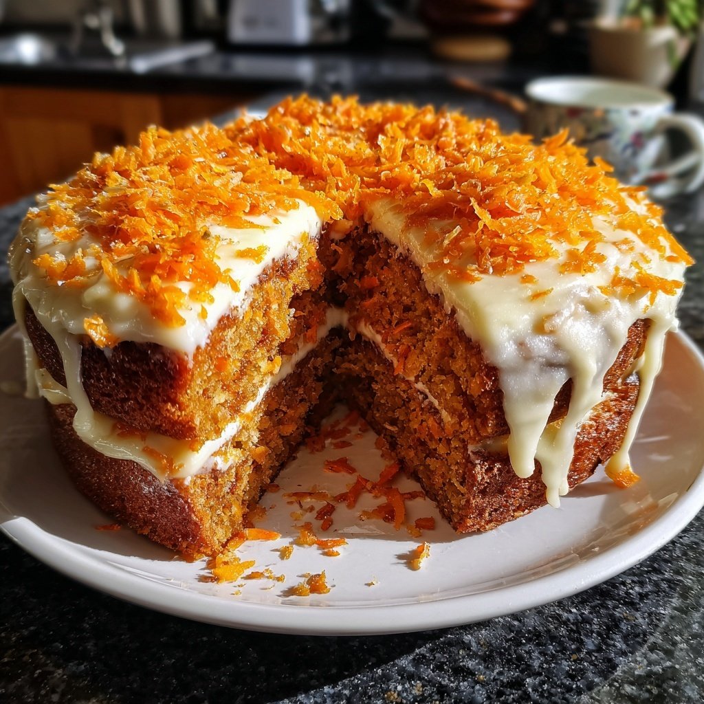 Karottenkuchen Mit Frischkäse Frosting