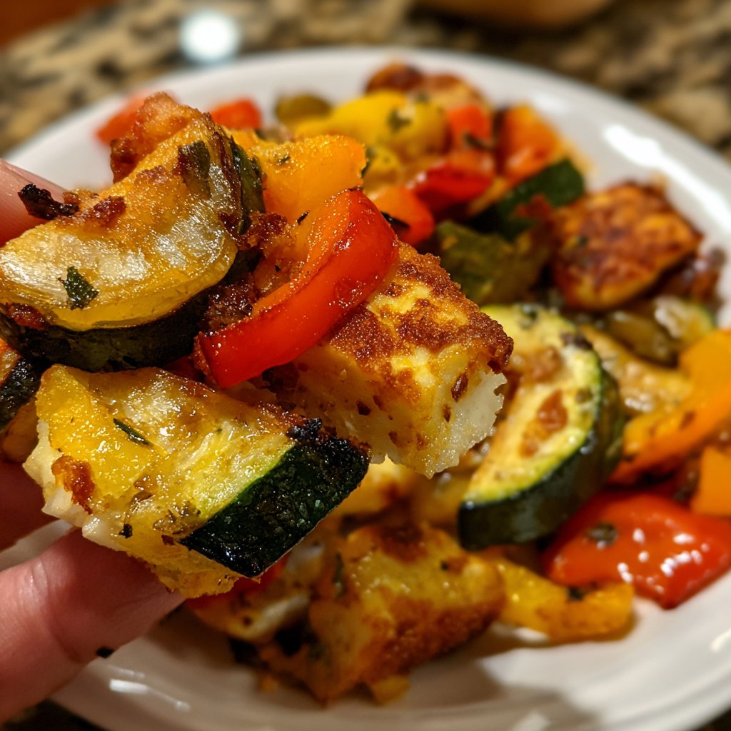 Ofengemüse mit Halloumi