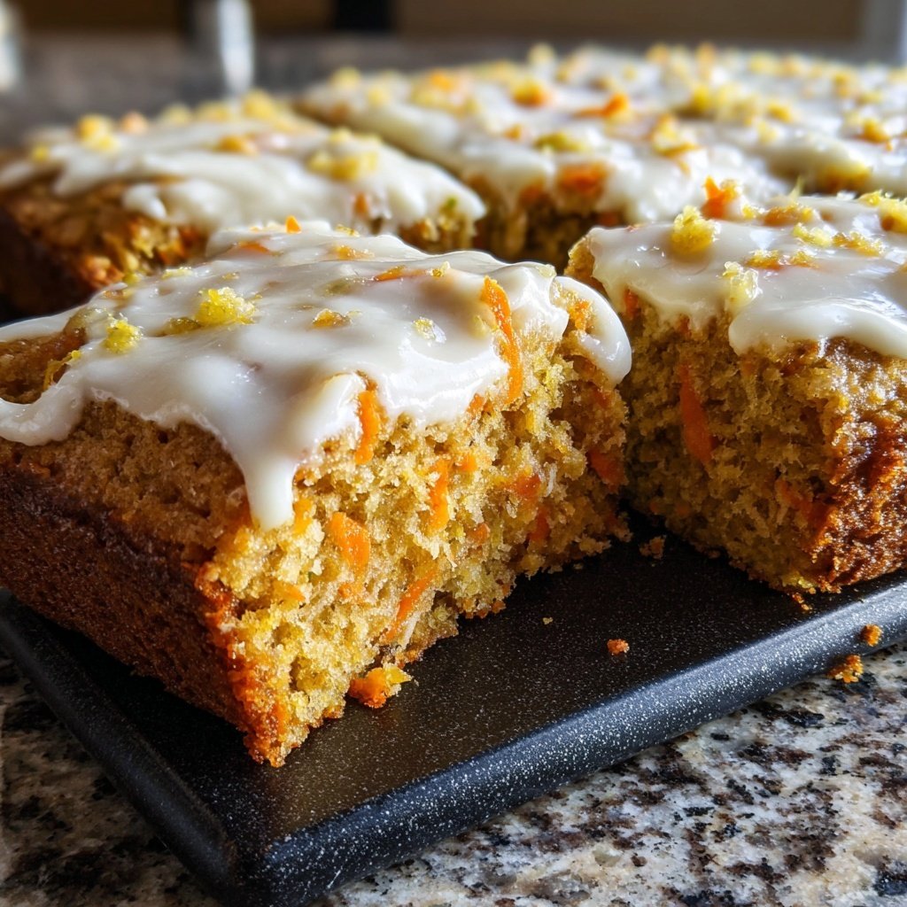 Karottenkuchen Saftig Vom Blech