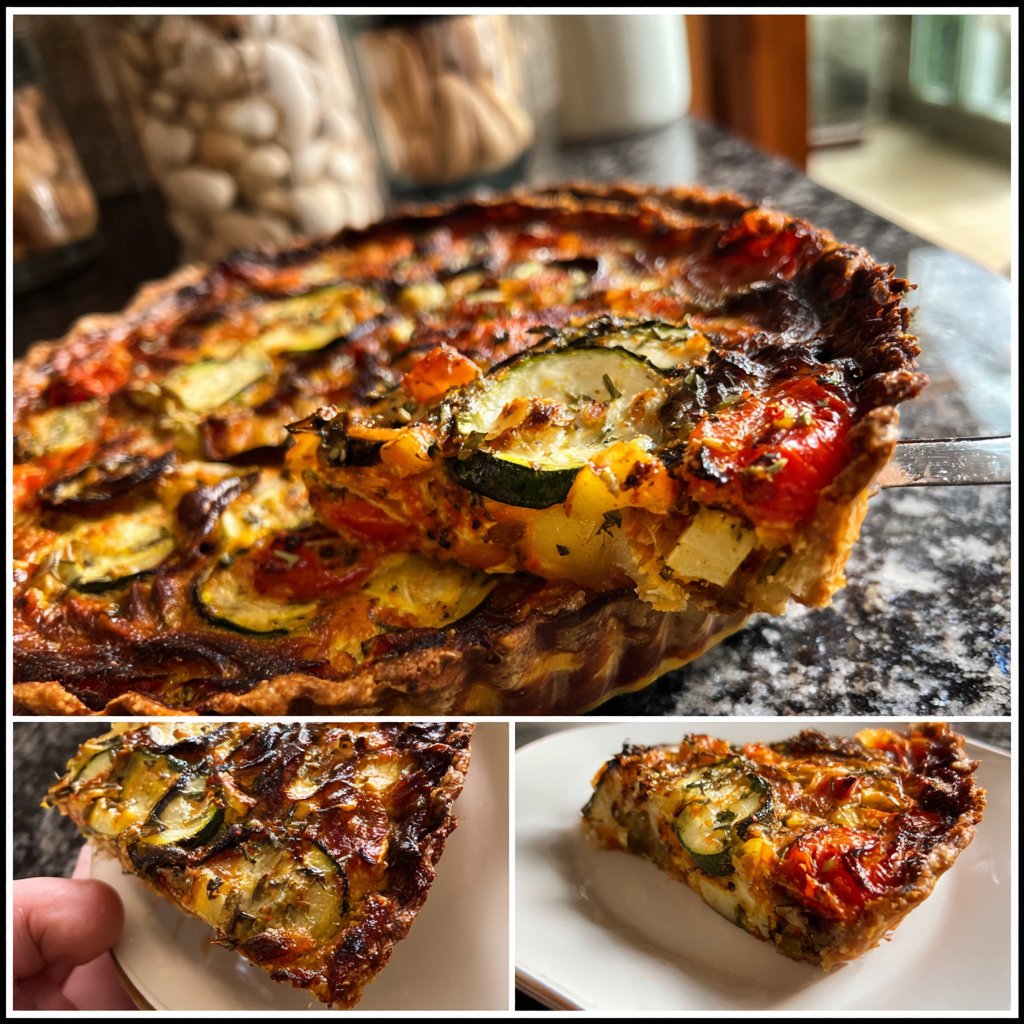 Abendessen vegetarisch aus dem Ofen